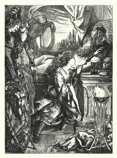 The Dying Viking (نقش) بواسطة توماس مورتن