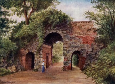 Kew Gardens: The Ruined Arch (colour litho) بواسطة توماس ماور مارتن