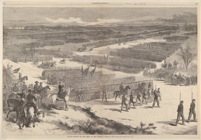 المراجعة الكبرى لجيش بوتوماك - رسمها السيد توماس ناست من هاربي ... ، 10 أكتوبر 1863. بواسطة توماس ناست