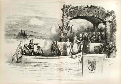 القانون الدولي - الطريق الأفضل ... ، 1874 (نقش الخشب) بواسطة توماس ناست