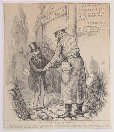 اللعبة لا تستحق شمعة ، 1881-83. ، 1881-83. بواسطة توماس ناست