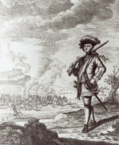 الكابتن هنري مورغان في كيس بنما عام 1671 ، ج .1734 بواسطة توماس نيكولز