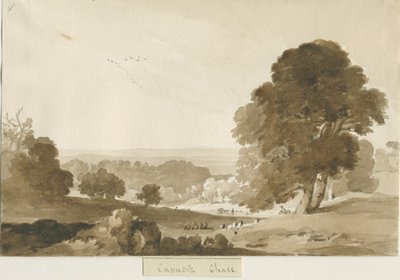 كانوك تشيس: رسم بني داكن ، بدون تاريخ [؟ 1839] بواسطة توماس بيبلو وود