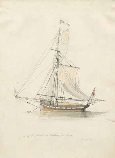 Chillington Park - Pool: الرسم بالقلم الجاف والمائي ، بدون تاريخ [1837-1838] (رسم) بواسطة توماس بيبلو وود