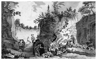 قبر فيرجيل ، بالقرب من نابولي ، إيطاليا ، 1788. بواسطة توماس براتنت