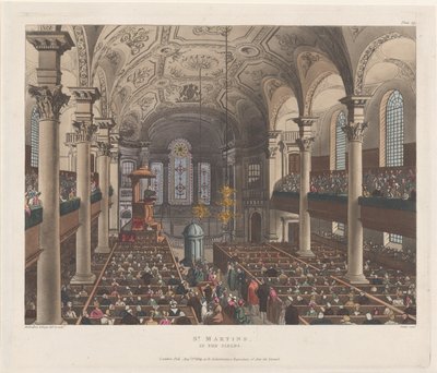 سانت مارتن في الحقول ، 1 أغسطس ، 1809. ، 1 أغسطس ، 1809. المؤلفون: توماس رولاندسون ، أوغسطس تشارلز بوجين ، جيه بلوك. بواسطة توماس رولاندسون ، أوغسطس تشارلز بوجين ، جي بلوك