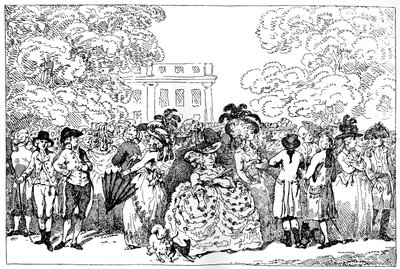 1784 ، أو أزياء اليوم ، 1784. بواسطة توماس رولاندسون