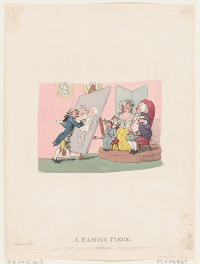 نُشرت قطعة عائلية عام 1803 وأعيد إصدارها في وقت لاحق عام 1803 وأعيد إصدارها لاحقًا. بواسطة توماس رولاندسون