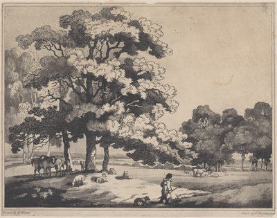 منظر للحديقة ، 1783-89. ، 1783-89. بواسطة توماس رولاندسون