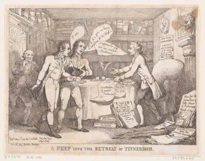زقزقة في تراجع في Tinnechurch United Irish ، 1 مايو 1799. ، 1 مايو 1799. بواسطة توماس رولاندسون