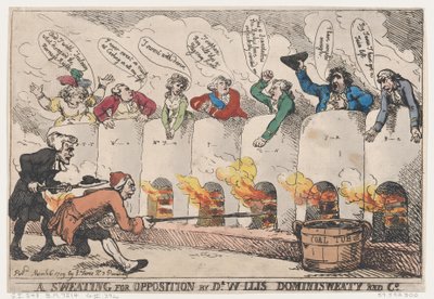 تعرق للمعارضة من قبل الدكتور W-llis Dominisweaty and Co. ، 6 مارس 1789. ، 6 مارس 1789. بواسطة توماس رولاندسون