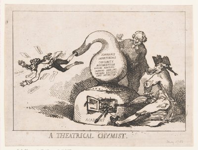 عازف كيمياء مسرحي ، مايو 1786. مايو 1786. بواسطة توماس رولاندسون