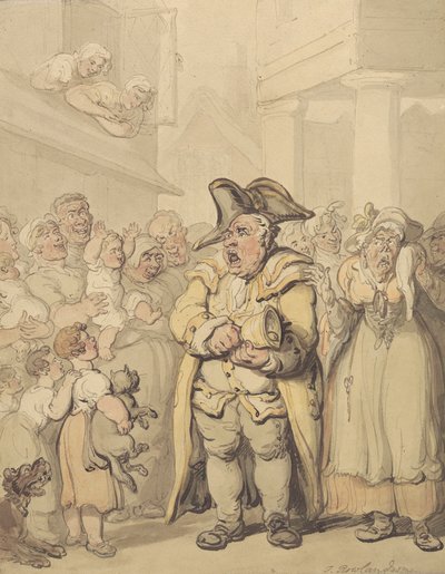 A Town Crier بواسطة توماس رولاندسون