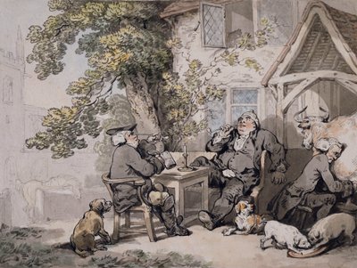 Alehouse الساسة ، c.1785-90 بواسطة توماس رولاندسون