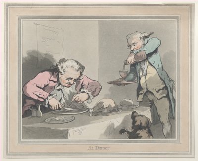 في العشاء ، 1790. ، 1790. بواسطة توماس رولاندسون