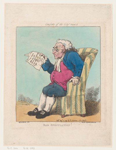 تكهنات سيئة ، 10 أغسطس 1799 ، 10 أغسطس 1799. بواسطة توماس رولاندسون