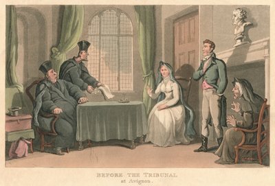 أمام المحكمة في أفينيون ، 1818 ، 1821 بواسطة توماس رولاندسون