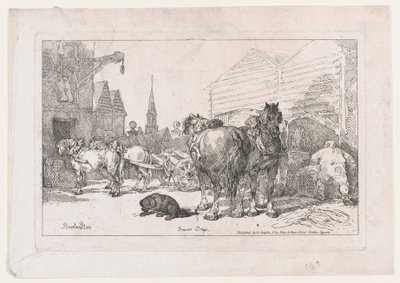 درايس برورز ، من كتاب جديد للخيول والعربات ، 1784. ، 1784. بواسطة توماس رولاندسون