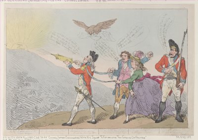 [العقيد. توبهام يسعى مع بخه لإطفاء عبقرية هولمان] ، أو ... ، 5 أكتوبر ، 1785. بواسطة توماس رولاندسون