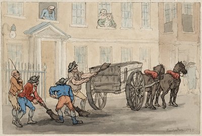 جمع التربة الليلية ، حانة. 1788 بواسطة توماس رولاندسون