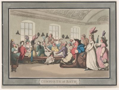 وسائل الراحة في باث ، لوحة 11 ، 6 يناير 1798. ، 6 يناير 1798. بواسطة توماس رولاندسون