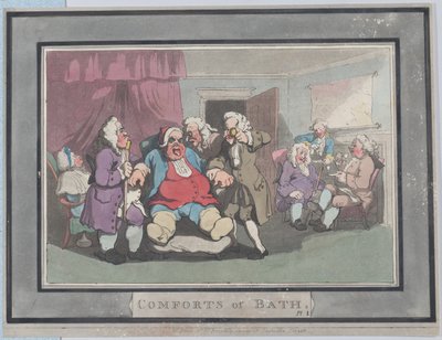 وسائل الراحة في باث ، اللوحة 1 ، 6 يناير 1798. ، 6 يناير 1798. بواسطة توماس رولاندسون