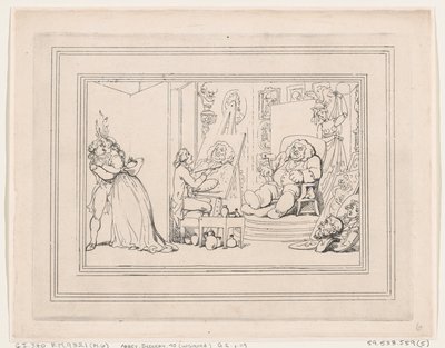 وسائل الراحة في باث ، اللوحة 6 ، 6 يناير 1798. ، 6 يناير 1798. بواسطة توماس رولاندسون