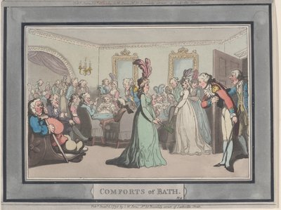 وسائل الراحة في باث ، لوحة 8 ، 6 يناير 1798. ، 6 يناير 1798. بواسطة توماس رولاندسون