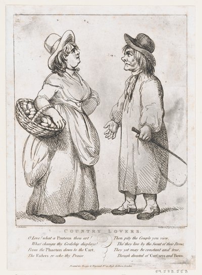عشاق الريف ، 15 مارس 1798 ، 15 مارس 1798. بواسطة توماس رولاندسون