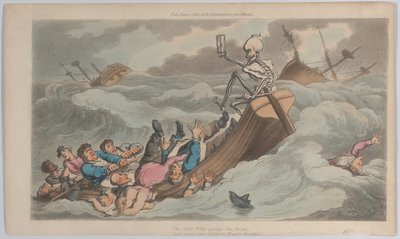 تحول الموت إلى طيار من رقصة الموت الإنجليزية ، المجلد. الثاني ، رر. 9 ، 1 يونيو ، 1815. ، 1 يونيو ، 1815. بواسطة توماس رولاندسون