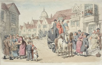 Dolphins Inn: مدربات جرينتش وولويتش ، 1816. بواسطة توماس رولاندسون