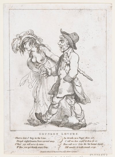 عشاق السكران ، 15 مارس 1798 ، 15 مارس 1798. بواسطة توماس رولاندسون