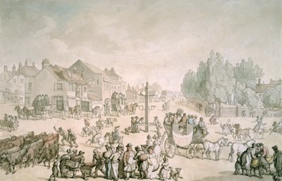 الفيل والقلعة ، ساوثوارك ، لندن ، c1805-c1820 بواسطة توماس رولاندسون