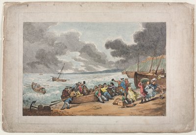 الصعود من Brighthelmstone إلى Dieppe بواسطة توماس رولاندسون