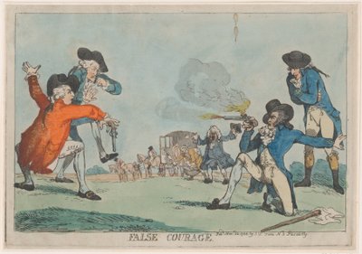 شجاعة كاذبة ، 22 نوفمبر 1788 ، 22 نوفمبر 1788. بواسطة توماس رولاندسون