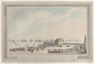 الهزيمة المجيدة للبحرية الهولندية ، 10 أكتوبر 1797 ، بواسطة الأدميرال اللورد دنكان و ... ، 22 أكتوبر 1797. بواسطة توماس رولاندسون