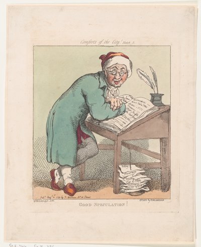 تكهنات جيدة! 10 أغسطس 1799 ، 10 أغسطس 1799. بواسطة توماس رولاندسون
