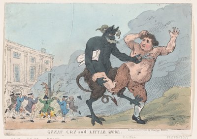 صرخة عظيمة وصوف صغير 22 ديسمبر 1783 ، 22 ديسمبر 1783. بواسطة توماس رولاندسون