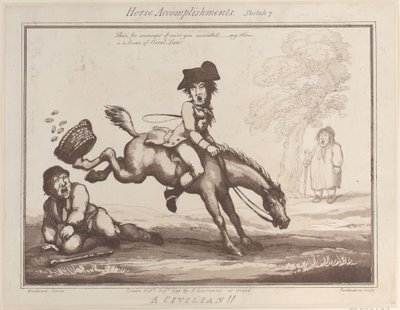 إنجازات الخيول ، رسم 7: مدني !! ، 1 أغسطس 1799 ، 1 أغسطس 1799. بواسطة توماس رولاندسون
