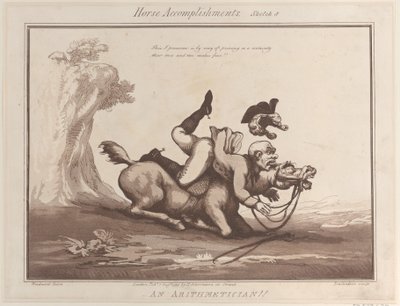 إنجازات الخيول ، رسم 8: عالم حسابي !! ، 1 أغسطس 1799 ، 1 أغسطس 1799. بواسطة توماس رولاندسون