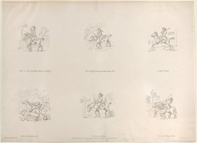 كيفية قلب أي حصان أو فرس أو مخصي ، كيفية الركوب بلطف ومقبول أسفل التل ... ، 1 مارس 1803. بواسطة توماس رولاندسون