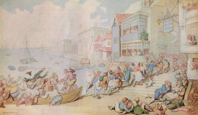 الهبوط في غرينتش ، c1780 بواسطة توماس رولاندسون
