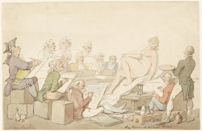 وضع الشكل في Somerset House بواسطة توماس رولاندسون
