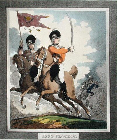 Left Protect ، من `` Hungarian and Highland Broadsword '' ، تم نشره عام 1798 (أكواتينت) بواسطة توماس رولاندسون