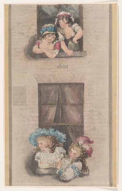 الخادمات والعشيقات ، 1 ديسمبر 1791. ، 1 ديسمبر 1791. بواسطة توماس رولاندسون