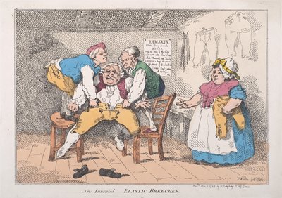 المؤخرات المرنة الجديدة المخترعة ، 1 نوفمبر ، 1784 ، 1 نوفمبر ، 1784. بواسطة توماس رولاندسون