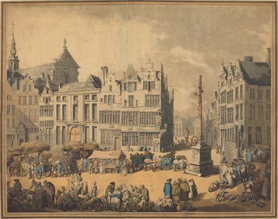 Place de Meir at Antwerp بواسطة توماس رولاندسون