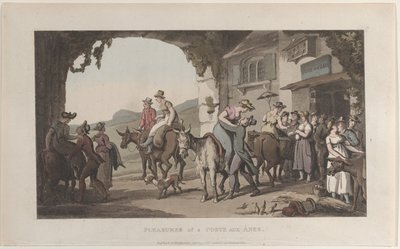 متع من Poste Aux Ânes ، من مجلة الرحلات العاطفية في مقاطعة بروفين الجنوبية ... ، 1821. بواسطة توماس رولاندسون