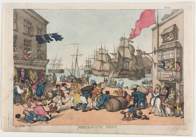 نقطة بورتسموث ، 1814. بواسطة توماس رولاندسون