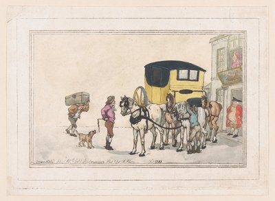 Post Boys and Post Horses في White Hart Inn ، 15 ديسمبر 1787. ، 15 ديسمبر 1787. بواسطة توماس رولاندسون
